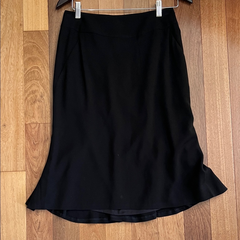 Banana Republic Classic Black Midi Skirt